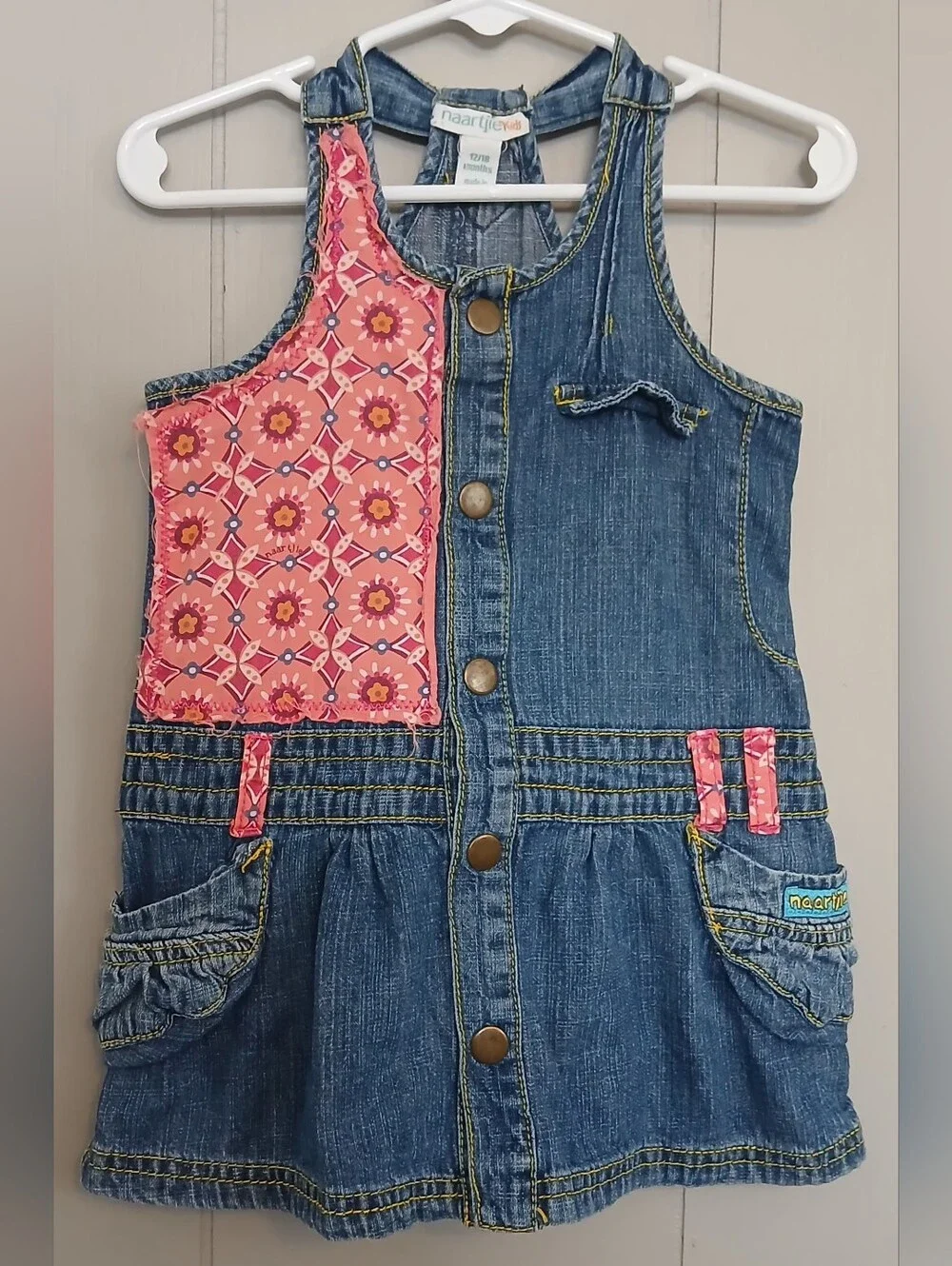 Naartjie Girls 12-18 Months Jean Dress